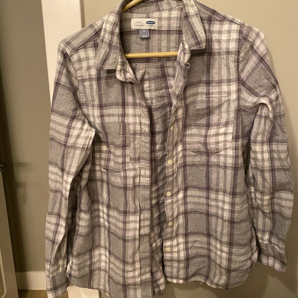 Old navy button up flannel